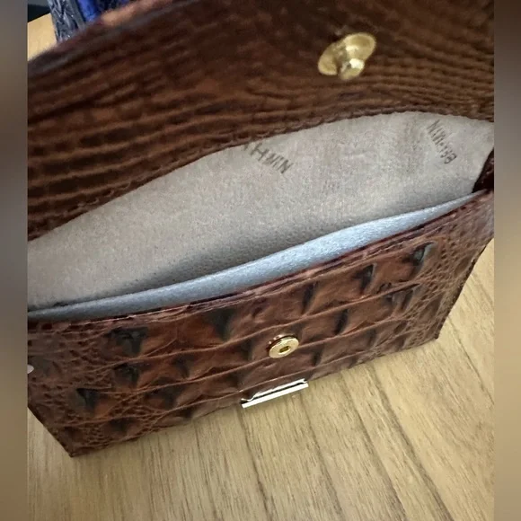 Brahmin Duxie MIRAGE MELBOURNE/ Pecan Melbourne mini wallet set - Picture 5 of 8